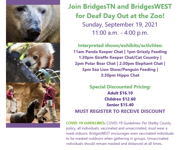 BridgesTN day at zoo image