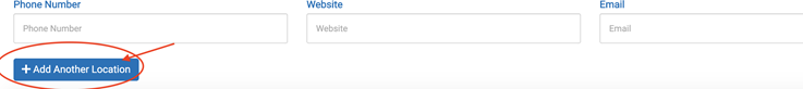 Add Another Location button from Pathfinder's website