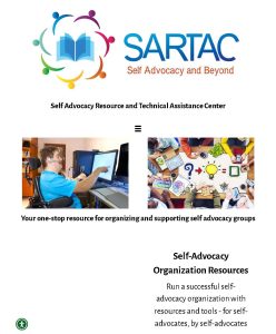 Information on self-advocacy group organization.