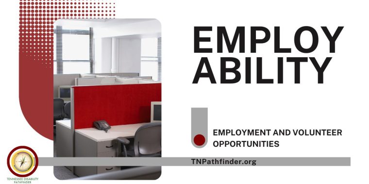White background with images of an office over it. Reads "employability" to the right.